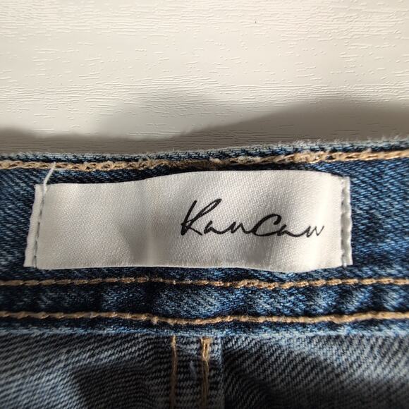 Kancan Women’s Ultra High Rise Straight Leg Jeans Light Wash Waist 32 - Picture 6 of 14